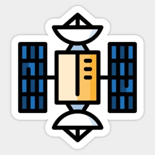 space satellite icon sticker Sticker